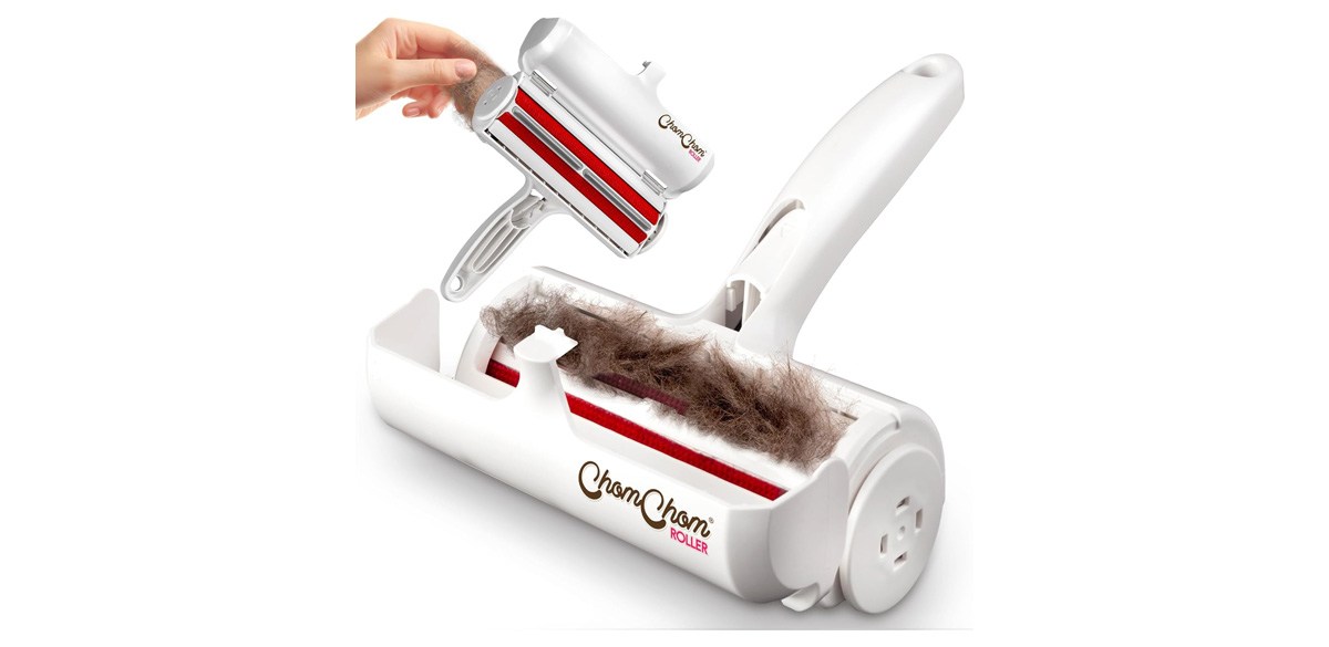 Chom Chom Roller Pet Hair Remover and Reusable Lint Roller Chom Chom Roller Pet Hair Remover and Reusable Lint Roller