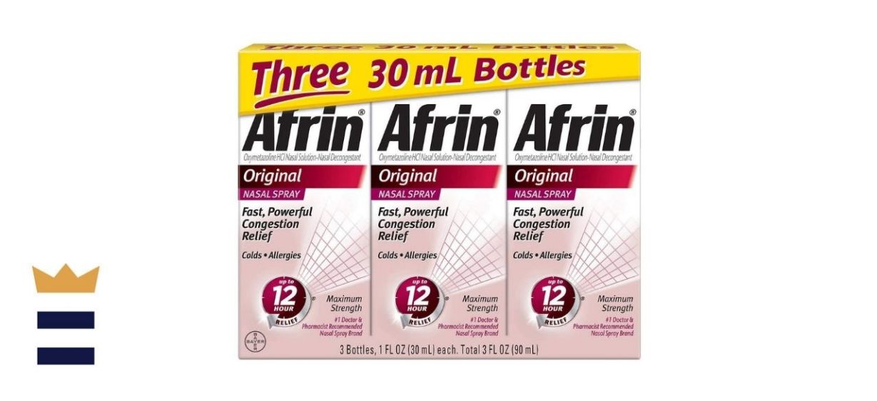 Afrin Original Maximum Strength 12 Hour Nasal Congestion Relief Spray