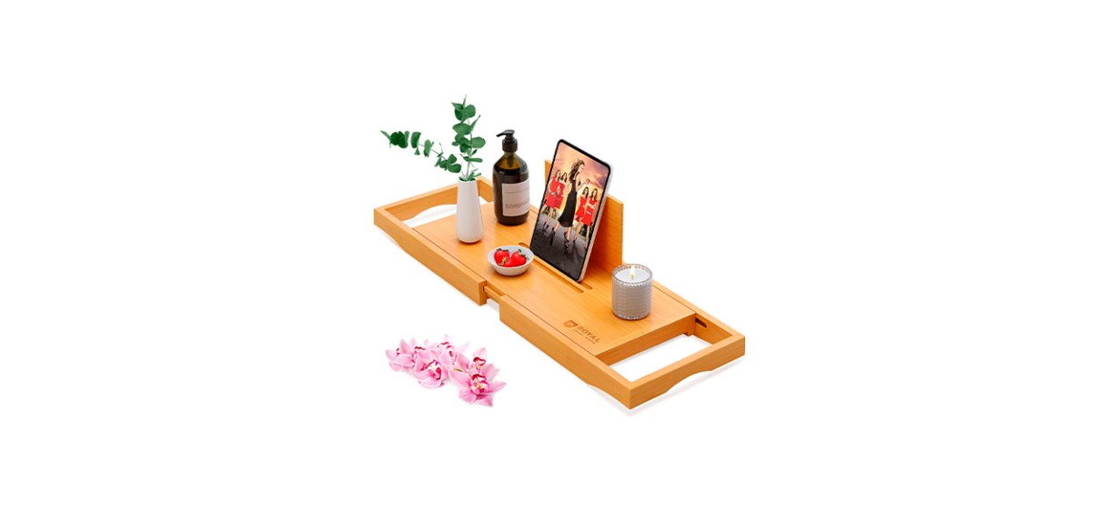 Best Royal Craft Wood Bathtub Caddy