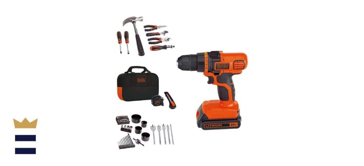 Black+Decker 20-Volt MAX Lithium-Ion Drill and Project Kit