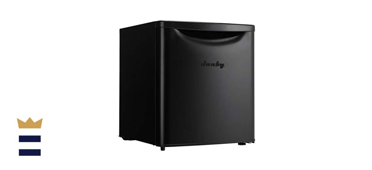 Danby Contemporary Classic 1.7 Cubic Foot Mini Fridge in Matte Black