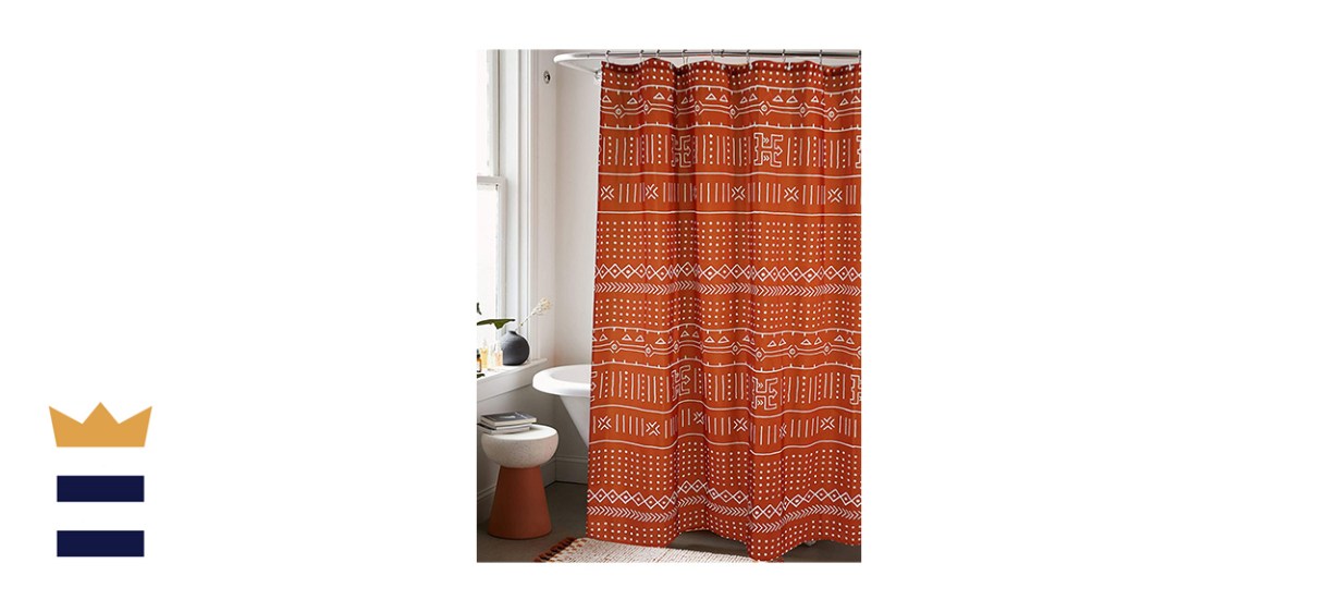 Geometric shower curtains