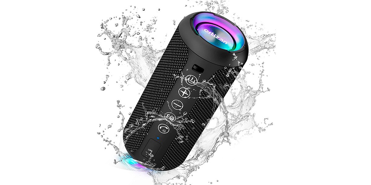 Ortizan Portable Bluetooth Speaker on white background