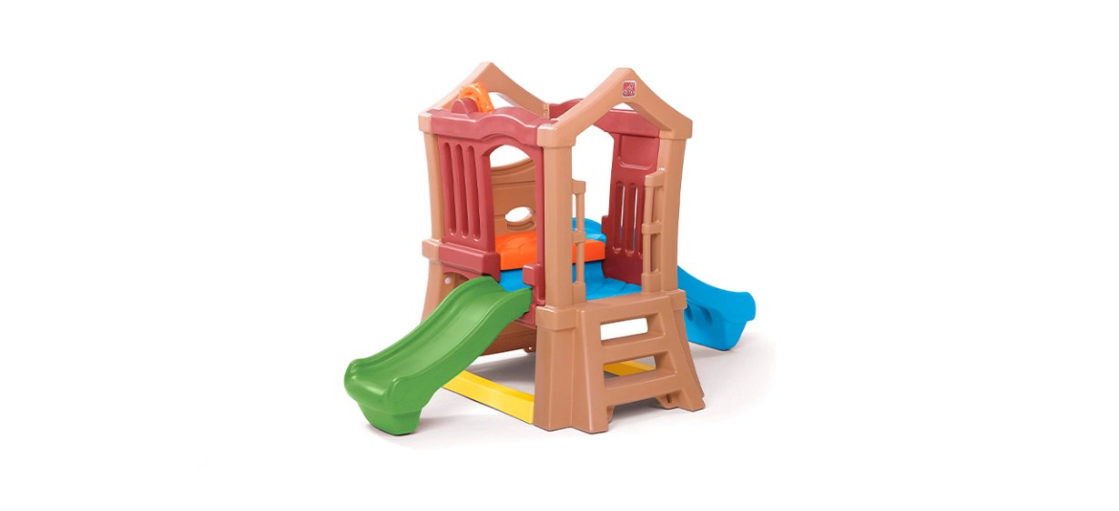 Step2 Play Up Double Slide Kids Climber Step2 Play Up Double Slide Kids Climber