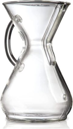 Chemex 8-Cup Glass Handle Series Pour-Over Coffee Maker