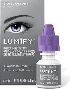 LUMIFY Redness Reliever Eye Drops, 0.25 Ounce Bottle