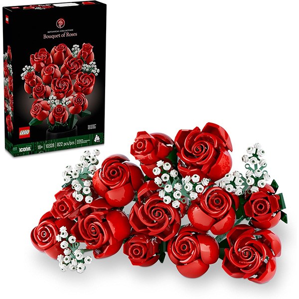 LEGO  Botanicals Bouquet of Roses Artificial Flower