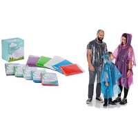 Clear Harbour Rain Poncho Family Pack (10 pack)