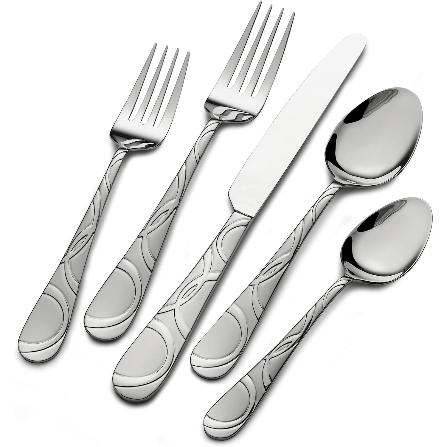 Pfaltzgraff  Garland Frost Stainless Steel Flatware