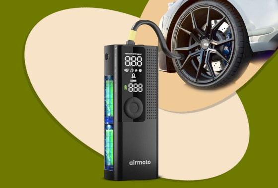 This lightweight, portable inflator is a must for all households