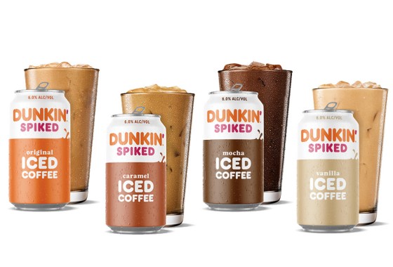 Dunkin' is releasing a line of spiked coffee and tea