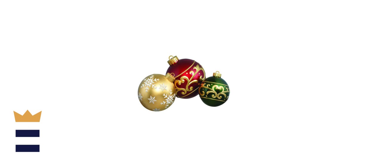 3-Piece Jumbo Blissful Ornament Set