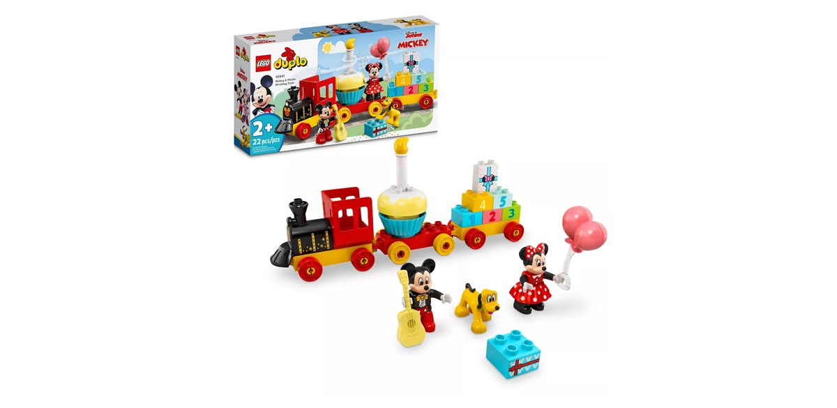 LEGO Duplo Disney Mickey &amp; Minnie Birthday Train Toy