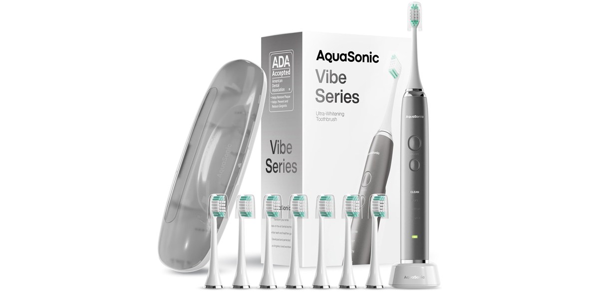 Aquasonic Vibe Series Ultra-Whitening Toothbrush
