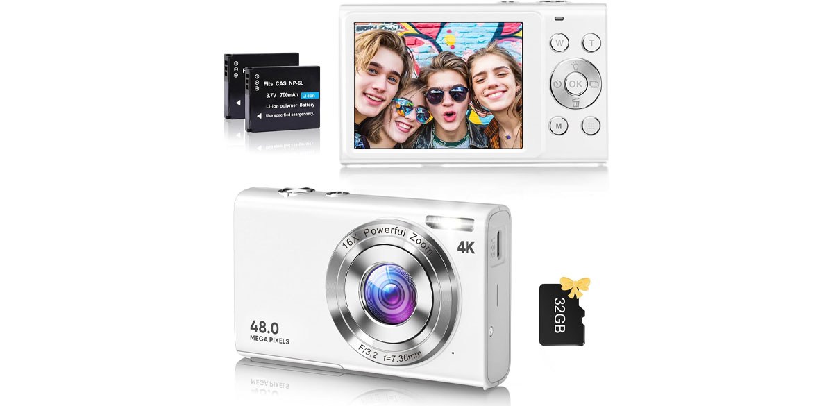 Digital Camera, 4K Vlogging Camera