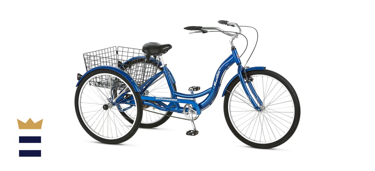 Schwinn Meridian Adult Tricycle, Three Wheel Cruiser Bike