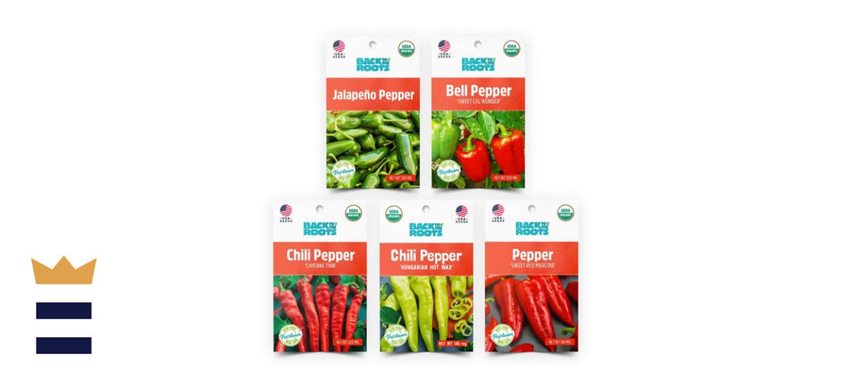Back to the Roots Organic Peppers Seed Variety Pack