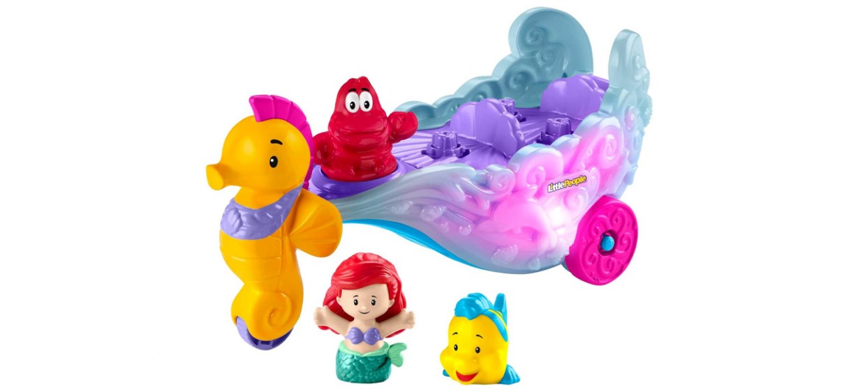 Fisher-Price Disney Princess Ariel Light-Up Sea Carriage