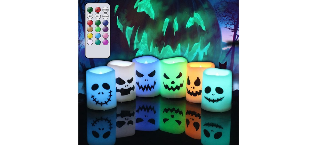 Best GenSwin Halloween Flameless Candles