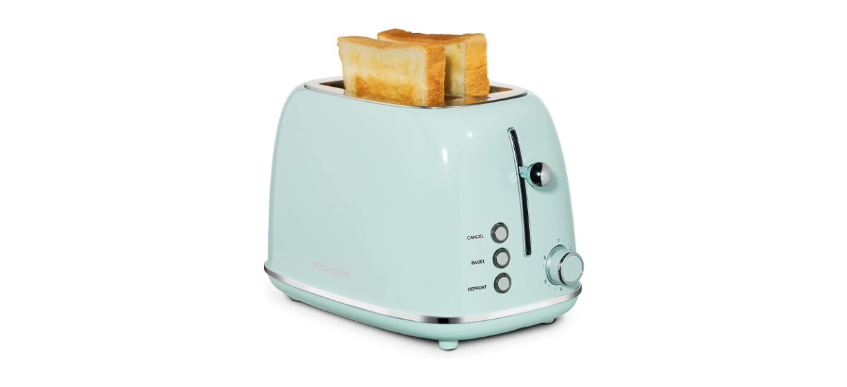 Keenstone Toaster, Retro 2 Slice Stainless Steel Toaster with