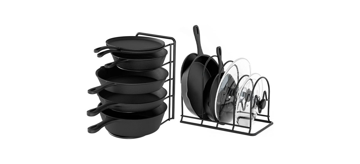 Best SpaceAid Heavy-Duty Pan Organizer Rack