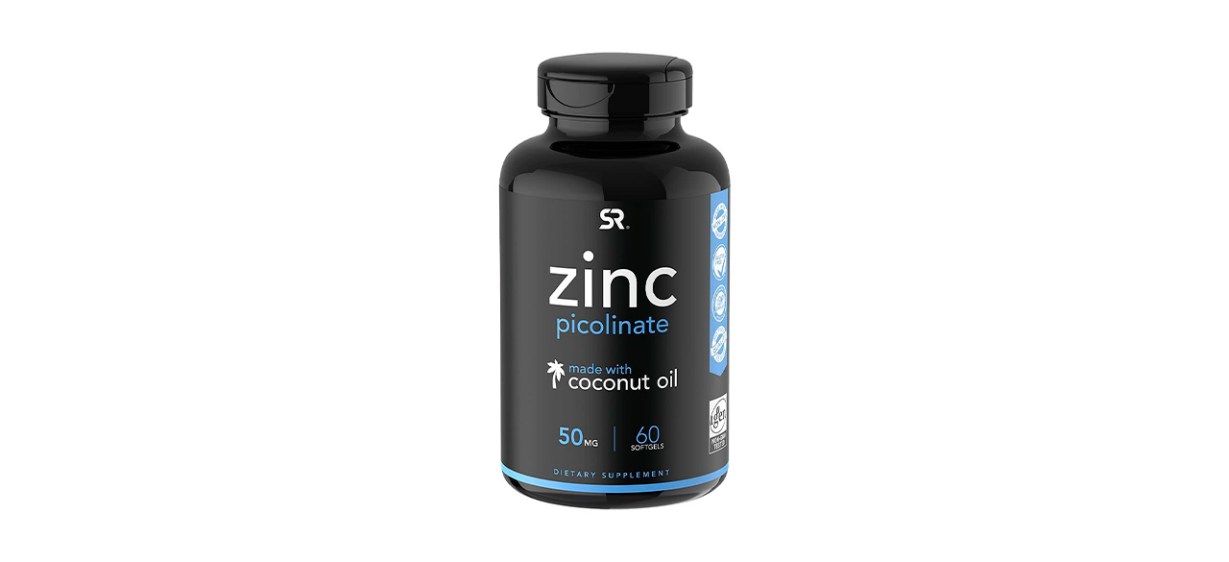 Best Sports Research Zinc Picolinate with Organic Coconut Oil
