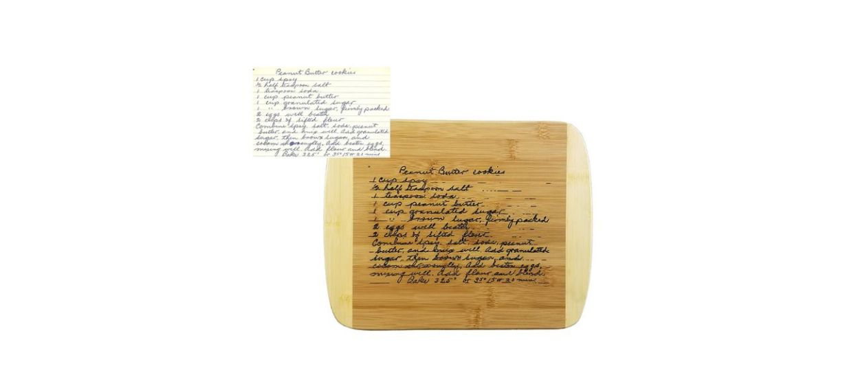 Best Wedding Collectibles Wooden Custom Recipe Cutting Board