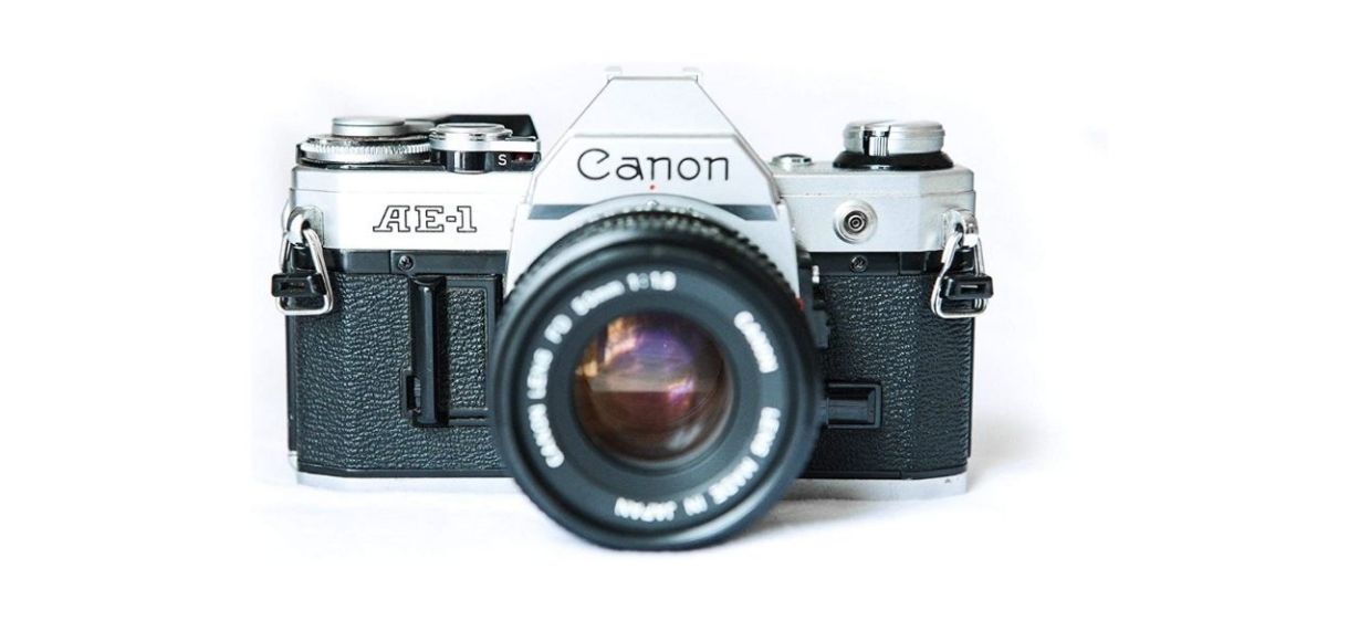 Canon AE-1 35 mm SLR Film Camera With 50 mm Lens