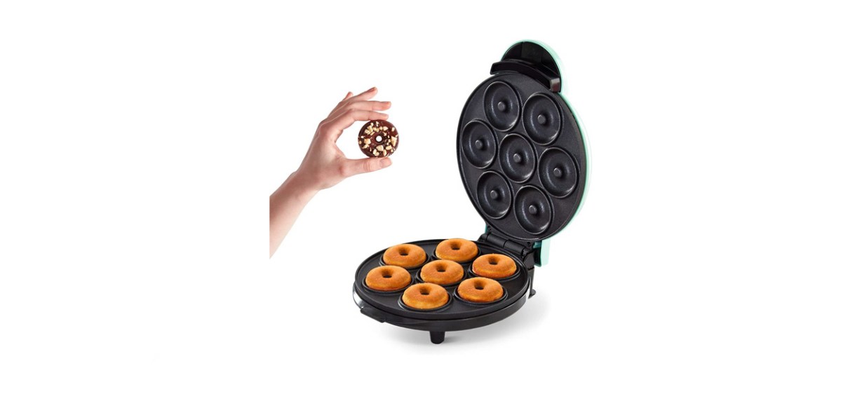 Courant Mini Donut Maker, Personal Griddle, & Waffle Maker