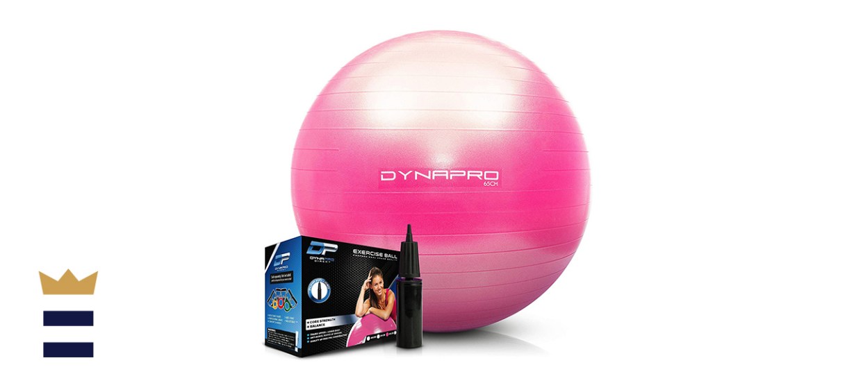 DYNAPRO yoga ball – Extra Thick Eco-Friendly &amp; Anti-Burst Material 