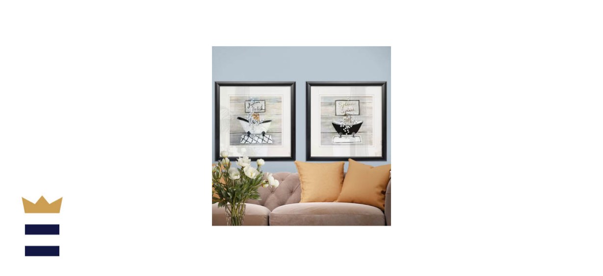 Laurel Foundry Modern Farmhouse® Get Naked ― Two-Piece Picture Frame Print Set