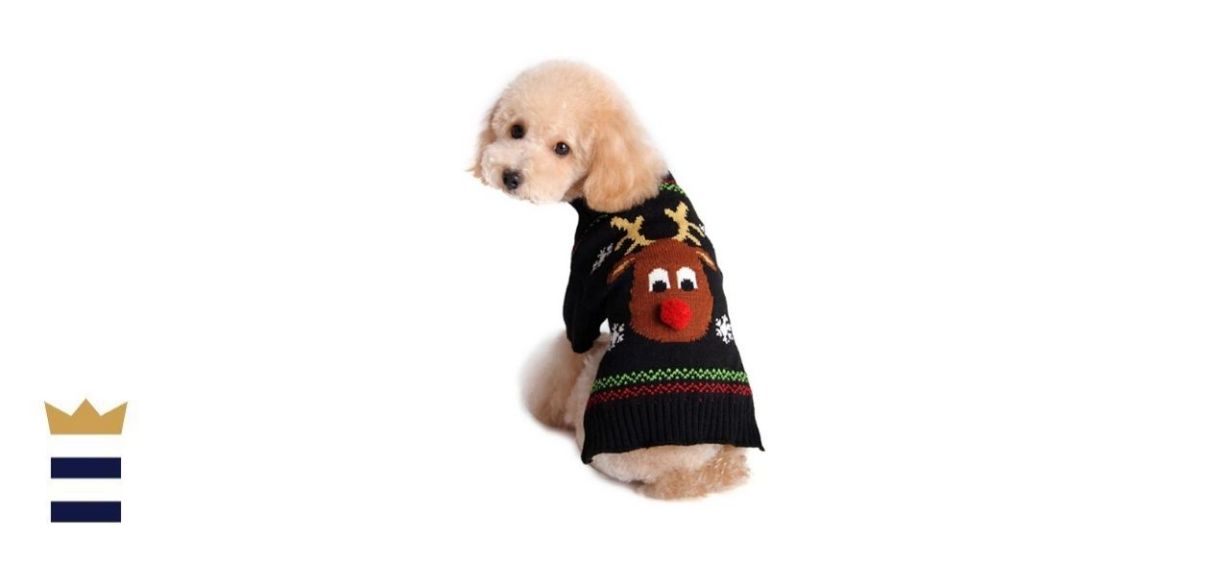 Nacoco Rudolph The Red Nosed Reindeer Pet Sweater