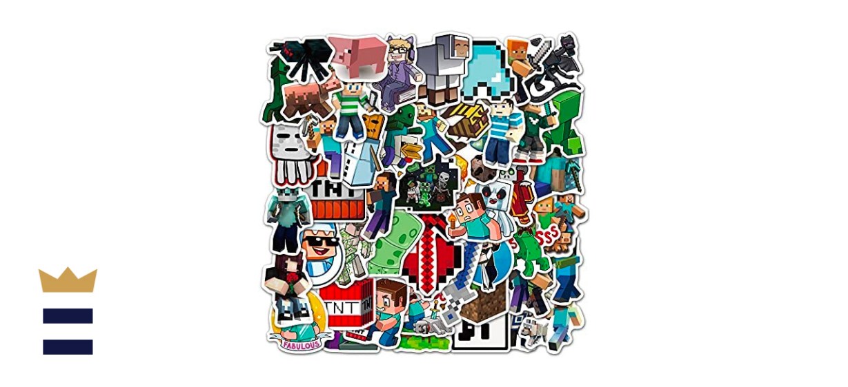 Newport Store Minecraft Stickers (50 Pack)