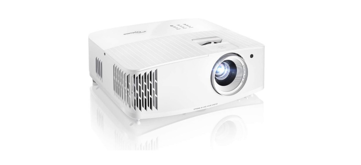 Optoma UHD30 Gaming Projector on a white background