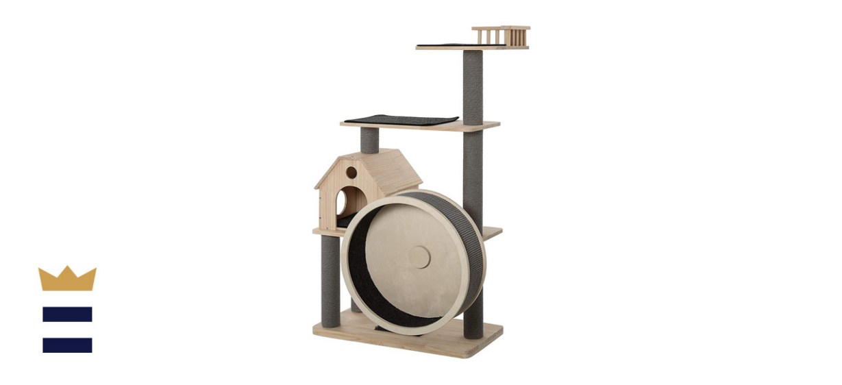 PawHut 56-Inch Cat Tree Activity Condo