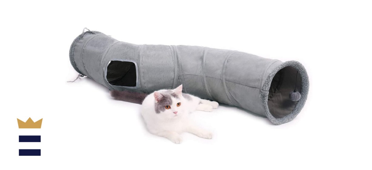 PAWZ Road Cat S-Shape Play Tube Collapsible Cat Tunnel