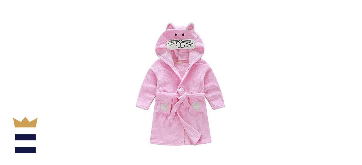 Ruogu Coral Fleece Bathrobe