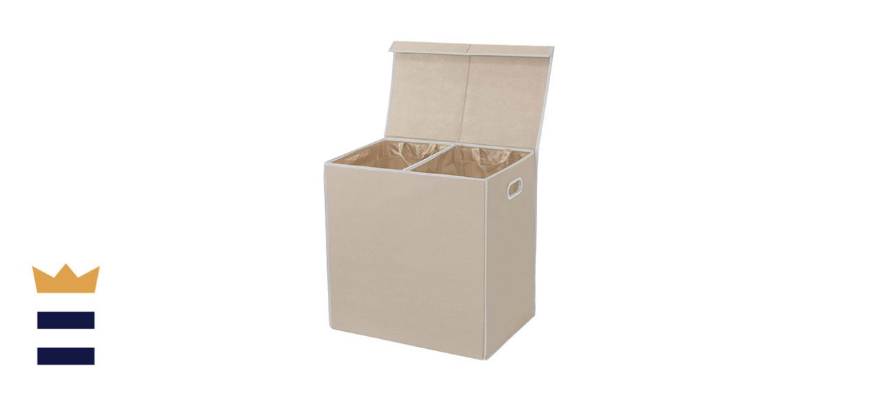 Simple Houseware Collapsible Double Laundry Hamper