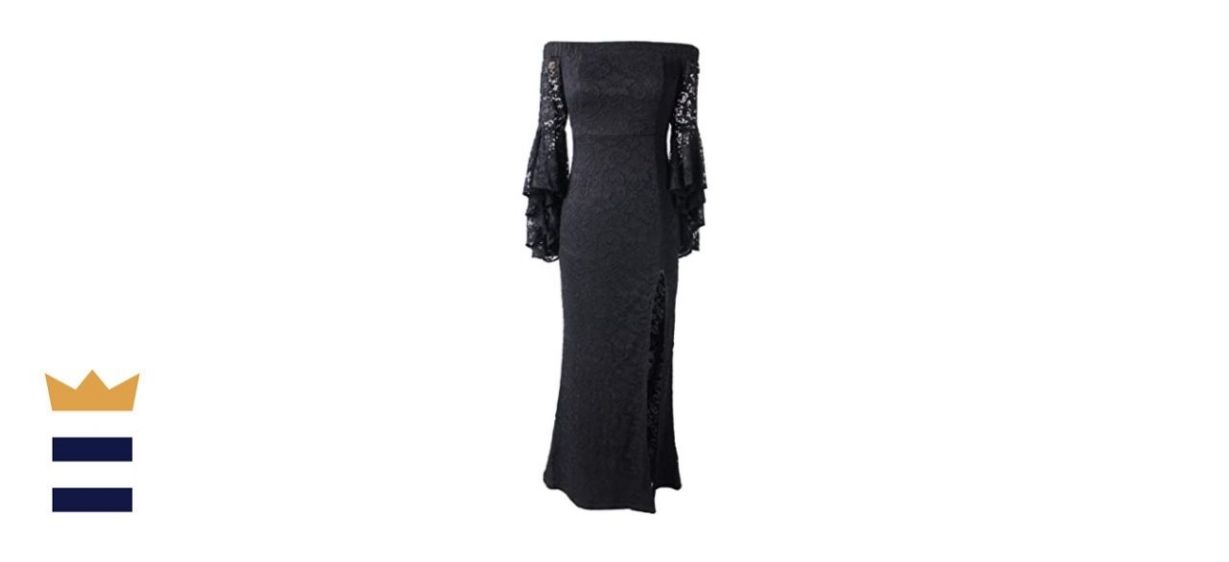 Vfshow Off Shoulder Formal Maxi Dress