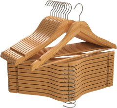 Utopia Home Premium Wooden Hangers