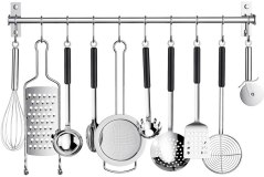 Ninonly Stainless Steel Utensil Hanging Rack