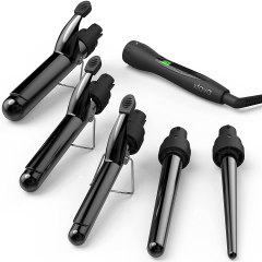 xtava Satin Wave 5-in-1 Curling Iron Set