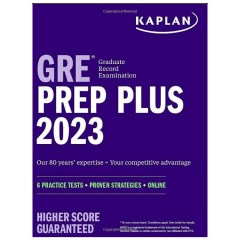 Kaplan Test Prep GRE Prep Plus 2023