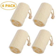 MaKas 4-Pack 100% Natural Organic Egyptian Loofahs