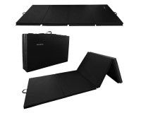 BalanceFrom All-Purpose 4'x10'x2 Extra Thick High Density Anti-Tear Gymnastics Gym Folding Exercise Aerobics Mats