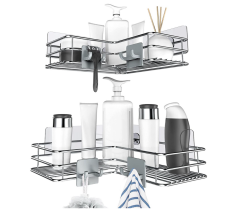 Neifi Adhesive Corner Shower Caddy