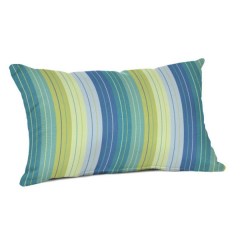 Seville Classics Seville Seaside Stripe Sunbrella Striped Throw Pillow